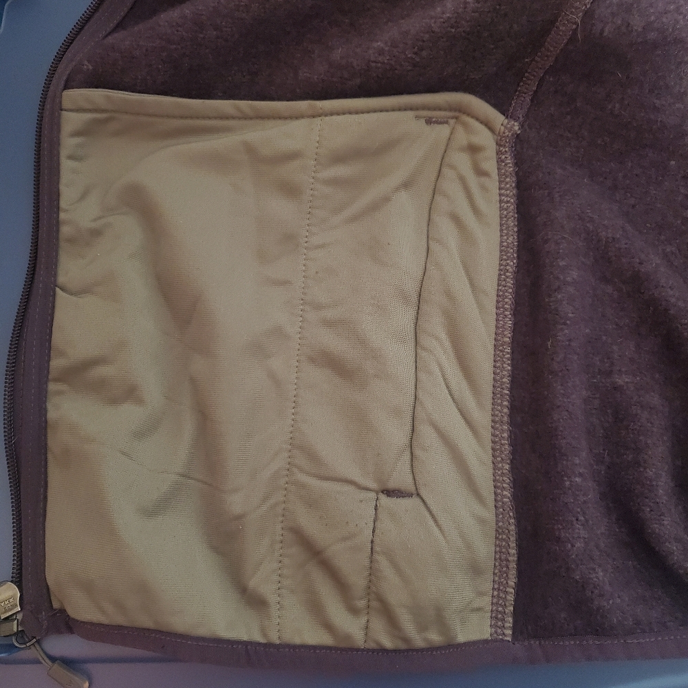 White Sierra Sweater Fleece Jacket Full-Zip - Picture 8 of 9